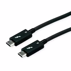 ROLINE 11.02.9047, 1,5 m, USB C, USB C, USB 3.2 Gen 1 (3.1 Gen 1), 40 Gbit/s, Nero