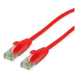ROLINE Recycled Material 21.45.3114 cavo di rete Rosso 1,5 m Cat6a U/UTP (UTP)