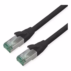 ROLINE Recycled Material 21.45.3256 cavo di rete Nero 7 m Cat6a S/FTP (S-STP) - Vista aggiuntiva 2