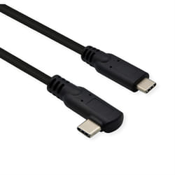 ROLINE 11.02.9075 cavo USB USB 3.2 Gen 2x2 1 m USB C Nero