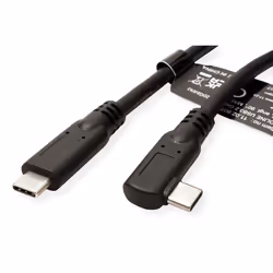 ROLINE 11.02.9075 cavo USB USB 3.2 Gen 2x2 1 m USB C Nero