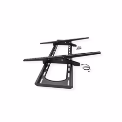 VALUE 17.99.1225 Supporto TV a parete 3,05 m (120") Nero - Vista aggiuntiva 5
