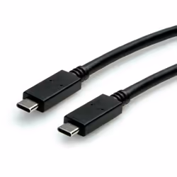 ROLINE 11.02.9052, 0,5 m, USB B, USB C, USB 3.2 Gen 2 (3.1 Gen 2), 5 Gbit/s, Nero