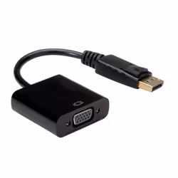 VALUE 12.99.3136 cavo e adattatore video 0,2 m VGA (D-Sub) DisplayPort Nero - Vista aggiuntiva 4