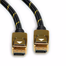 ROLINE 11.04.5922 cavo DisplayPort 3 m Nero, Oro - Vista aggiuntiva 3