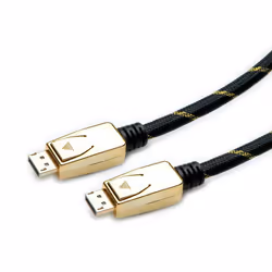 ROLINE 11.04.5922 cavo DisplayPort 3 m Nero, Oro - Vista aggiuntiva 4