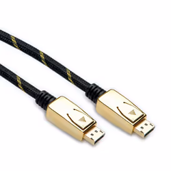 ROLINE 11.04.5922 cavo DisplayPort 3 m Nero, Oro - Vista aggiuntiva 5