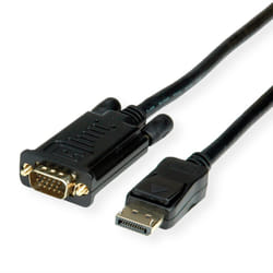 ROLINE 11.04.5971 cavo e adattatore video 1,5 m DisplayPort VGA (D-Sub) Nero