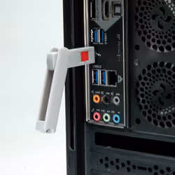ROLINE 11.02.8333 clip sicura Chiave bloccaporta USB tipo-C Grigio 1 pz - Vista aggiuntiva 2