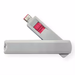 ROLINE 11.02.8333 clip sicura Chiave bloccaporta USB tipo-C Grigio 1 pz - Vista aggiuntiva 5