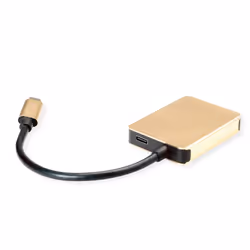 ROLINE 12.02.1120 replicatore di porte e docking station per laptop Cablato USB 3.2 Gen 1 (3.1 Gen 1) Type-C Oro