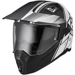 IXS 208 2.0 Casco enduro, nero-bianco, dimensione 2XL per uomo
