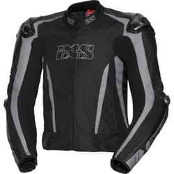 IXS Sport LT RS-1000 Giacca tessile da moto, nero-grigio, dimensione L per uomo
