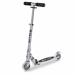 Micro Mobility Sprite LED Silver Matt, Bambini, Monopattino classico, Qualsiasi tipo, Asfalto, 100 kg, 2 ruota(e)