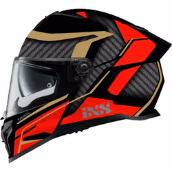 IXS iXS912 SV 2.0 Blade Casco, nero-rosso, dimensione M per uomo