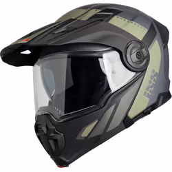 IXS Venture 1.0 Casco, nero-grigio-verde, dimensione 2XL per uomo