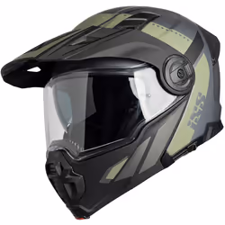 IXS Venture 1.0 Casco, nero-grigio-verde, dimensione S per uomo