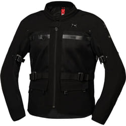 IXS Venture-BigAir 1.0 Giacca tessile da moto, nero, dimensione L per uomo
