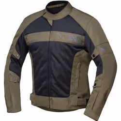 IXS Evo-Air Giacca tessile moto, nero-verde, dimensione M per uomo - Vista aggiuntiva 2