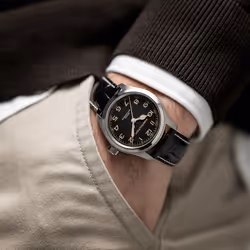 Hamilton H70405730 orologio Orologio bracciale Maschio Quarzo automatico (cinetico) Nero, Argento Nero - Vista aggiuntiva 7