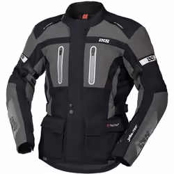 IXS Tour Pacora-ST Giacca tessile motociclistica, nero-grigio, dimensione S per uomo