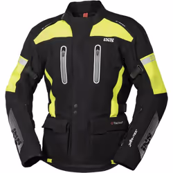 IXS Tour Pacora-ST Giacca tessile motociclistica, nero-giallo, dimensione M per uomo