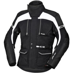 IXS Tour Traveller-ST Giacca tessile motociclistica, nero-bianco, dimensione L per uomo