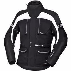 IXS Tour Traveller-ST Giacca tessile motociclistica, nero-bianco, dimensione L per uomo - Vista aggiuntiva 2