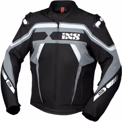 IXS Sport RS-700-ST Giacca tessile motociclistica, nero-grigio-bianco, dimensione S per uomo