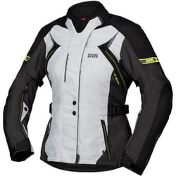 IXS Tour Liz-ST Giacca tessile da donna, nero-grigio-giallo, dimensione XL per donne