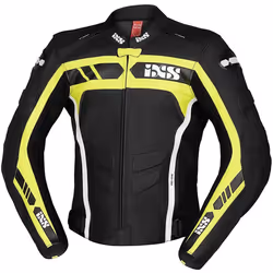 IXS Sport RS-600 1.0 Giacca in pelle motociclistica, nero-giallo, dimensione 48 per uomo - Vista aggiuntiva 2