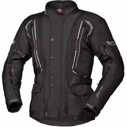 IXS Tour Flex-ST Giacca tessile motociclistica, nero, dimensione L per uomo