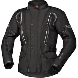IXS Tour Flex-ST Giacca tessile motociclistica, nero, dimensione L per uomo