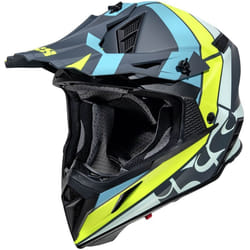 IXS 189 2.0 Casco Motocross, giallo-blu, dimensione XL per uomo
