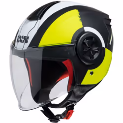IXS 851 2.0 Casco Jet, nero-giallo, dimensione XS per uomo