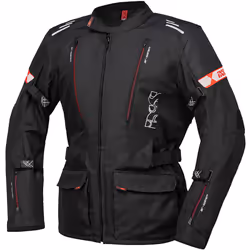 IXS Lorin-ST Giacca tessile moto, nero-rosso, dimensione 2XL per uomo