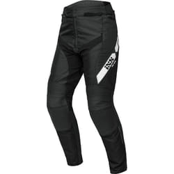 IXS RS-500 1.0 Pantaloni da moto in pelle / tessuto, nero-bianco, dimensione 52 per uomo
