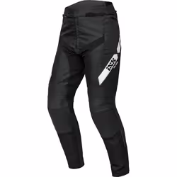 IXS RS-500 1.0 Pantaloni da moto in pelle / tessuto, nero-bianco, dimensione 52 per uomo - Vista aggiuntiva 2