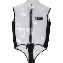IXS Race 1.0 Giubbotto anti rain, bianco, dimensione M per uomo