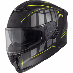IXS 422 FG 2.1 Casco, nero-giallo, dimensione 2XL per uomo