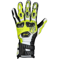 IXS RS-200 3.0 Guanti, nero-bianco-giallo, dimensione 3XL per uomo