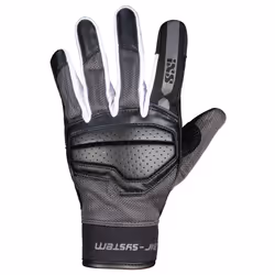 IXS Evo-Air Guanti moto donna, nero-grigio-bianco, dimensione M per donne