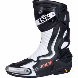 IXS RS-1000 Stivali Moto, nero-bianco, dimensione 42 per uomo