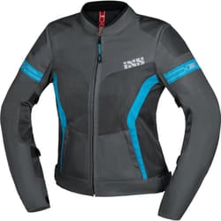 IXS Trigonis-Air Giacca tessile moto da donna, grigio-blu, dimensione 2XL per donne