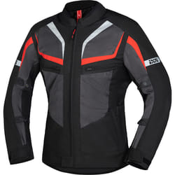 IXS Gerona-Air 1.0 Giacca tessile moto, nero-grigio-rosso, dimensione M per uomo