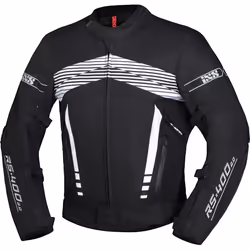 IXS RS-400-ST 3.0 Giacca tessile da moto impermeabile, nero-bianco, dimensione XL per uomo - Vista aggiuntiva 2