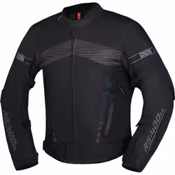 IXS RS-400-ST 3.0 Giacca tessile da moto impermeabile, nero, dimensione 2XL per uomo