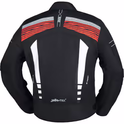 IXS RS-400-ST 3.0 Giacca tessile da moto impermeabile, nero-bianco-rosso, dimensione M per uomo - Vista aggiuntiva 3