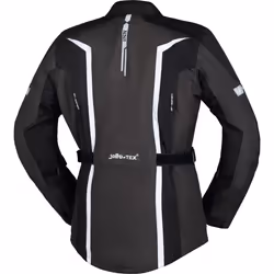IXS Evans-ST 2.0 Giacca tessile da moto da turismo impermeabile, nero-grigio-bianco, dimensione L per uomo