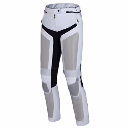 IXS Trigonis-Air Pantaloni tessili moto da donna, nero-grigio, dimensione M per donne
